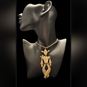 Vintage Cowboy Necklace